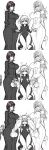  4girls ? ass black_hair blue_background blue_dress blue_hair breasts curly_hair dress fubuki fubuki_(one-punch_man) futanari glasses green_dress green_eyes green_hair grin highres huge_ass jewelry large_breasts leaning long_hair long_sleeves monochrome multiple_girls naughty_face necklace one-punch_man pantylines psychos shiny shiny_clothes shiny_hair short_hair sideboob skin_tight smile squatting surprised sweat tatsumaki the_golden_smurf thighs white_background you_gonna_get_raped 