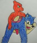  charmeleon nintendo pokemon sonic_team sonic_the_hedgehog 