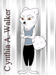  2018 anthro arctic_fox beardofzeus canine clothed clothing cynthia_walker digital_media_(artwork) disney female fox mammal simple_background solo standing zootopia 