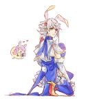  animal_ears anocurry blush bunny_ears bunny_girl bunny_tail bunnysuit camilla_(fire_emblem_if) detached_collar fake_animal_ears fire_emblem fire_emblem:_kakusei fire_emblem:_monshou_no_nazo fire_emblem_heroes fire_emblem_if gloves hair_over_one_eye katua long_hair looking_at_viewer male_my_unit_(fire_emblem_if) mamkute my_unit_(fire_emblem_if) purple_hair short_hair simple_background tail tiara very_long_hair wavy_hair 