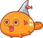  axie_infinity fish full_body ginger_(axie_infinity) no_humans shark_fin solo transparent_background 