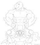 anthro big_penis canine cum cumshot duly_noted duo ejaculation erection fish greyscale handjob looking_at_viewer male male/male mammal marine monochrome multi_penis muscular muscular_male nipples nude orgasm penis retracted_foreskin sex shark smile thick_penis tongue tongue_out uncut vein 
