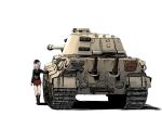  bad_id bad_twitter_id black_hat black_jacket caterpillar_tracks dress_shirt gaditava garrison_cap girls_und_panzer ground_vehicle hat itsumi_erika jacket kuromorimine_military_uniform long_sleeves military military_hat military_uniform military_vehicle motor_vehicle red_shirt red_skirt shirt skirt tank tiger_ii uniform 