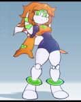  anthro basset_hound breasts canine clothed clothing dog female freedom_planet gloves machine mammal milla_basset pedrovin robot video_games 
