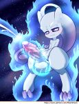  anthro aura balls barefoot blush close-up cum cumshot ejaculation erection hi_res humanoid_penis legendary_pok&eacute;mon looking_down maehdoggie male mega_evolution mega_mewtwo mega_mewtwo_y mewtwo nintendo nude orgasm penis pok&eacute;mon pok&eacute;mon_(species) red_eyes solo space thick_penis thick_thighs vein veiny_penis video_games 