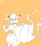  &lt;3 2017 anthro areola ber00 big_breasts bottomless breasts bubsy bubsy_(series) clothed clothing crossgender erect_nipples feline female hi_res huge_breasts hyper hyper_breasts lactating lynx mammal milk nipples solo video_games 