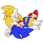  anthro canine clothing duo fox gloves hedgehog male mammal miles_prower sleeping sonic_(series) sonic_the_hedgehog syesye996 video_games 