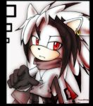  ann-jey belt clothing confusion dero_the_hedgehog ear_piercing hedgehog jewelry leather_belt looking_at_viewer male mammal necklace pamf piercing punk red_eyes rubber scarf solo white_body 