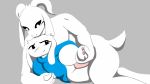  16:9 anthro anthro_on_anthro asriel_dreemurr boss_monster cave_story clothed clothing crossover dragonweirdo duo female fur hi_res lagomorph larger_male male male/female male_penetrating mammal mimiga penetration penis pussy sex simple_background size_difference smaller_female sue_sakamoto undertale vaginal vaginal_penetration video_games 