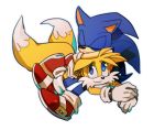  anthro canine clothing duo fox gloves hedgehog lujji male mammal miles_prower sonic_(series) sonic_the_hedgehog video_games 