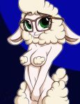  breasts caprine dawn_bellwether disney eyewear female glasses mammal nude sheep sky_light_(artist) smile solo zootopia 