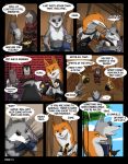  2015 amber_eyes angry argument armello badger bandage belt blood canine clothed clothing comic dialogue digital_media_(artwork) english_text fox fur horace_(armello) infection jewelry mammal mask mustelid necklace otter punch purpleground02 rodent scarlet_(armello) squirrel surprise sylas_(armello) text thane_(armello) twiss_(armello) video_games violence wolf 