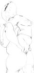  2017 all_fours anal anthro bottomless breasts cartoon_network cat clothed clothing digital_media_(artwork) doggystyle eyes_closed faceless_male feline female from_behind_position leaning leaning_back male male/female mammal mature_female midriff monochrome mother musikalgenius navel nicole_watterson nipples parent pussy sex short_tail size_difference sketch standing standing_sex sweat tears the_amazing_world_of_gumball whiskers 