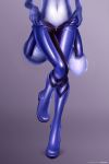  ancesra anthro bodysuit canine clothing female fox fur krystal mammal nintendo skinsuit solo star_fox suit tight_clothing undressing video_games 