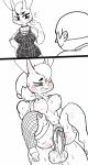  animal_crossing anthro balls big_balls big_penis blush breasts butt cum cum_inside digital_media_(artwork) female fur hair hakiahki human human_on_anthro interspecies lagomorph male male/female mammal nintendo nipples nude open_mouth penis pussy rabbit sex simple_background tiffany_(animal_crossing) video_games villager_(animal_crossing) 