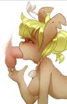  2018 animated anthro balls blush breasts digital_media_(artwork) duo equine erection fellatio female hair horse m3nsfw male male/female mammal nipples nude oral penis sex simple_background zero-sum 