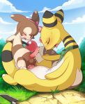  absurd_res ampharos anal anal_penetration animal_genitalia balls big_dom_small_sub blush breath cum cum_from_ass cum_string duo erection eyes_closed furret genital_slit girly hi_res knife landscape long_neck looking_pleasured male male/male mammal nintendo on_top on_top_of one_eye_closed orgasm_face panting penetration penis pok&eacute;mon pok&eacute;mon_(species) reclining scalie semi-anthro sheath size_difference slit tricksta video_games 