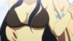  10s animated animated_gif bikini black_hair blonde_hair breast_grab breasts grabbing ikaruga_(senran_kagura) katsuragi_(senran_kagura) licking long_hair senran_kagura senran_kagura_(series) yuri 