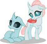  2018 absurd_res alpha_channel blush changeling cheezedoodle96 crossed_legs dashiesparkle edit female friendship_is_magic hi_res looking_at_viewer my_little_pony ocellus_(mlp) shedding shy simple_background slayerbvc smile solo transparent_background vector 