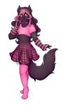 alpha_channel alternate_version_at_source anthro arm_warmers armwear canine clothed clothing collar crossdressing digital_media_(artwork) dog fully_clothed fur girly hair legwear male mammal monipue open_mouth shirt simple_background smile solo standing stockings transparent_background 