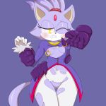  blaze_the_cat cat clothing feline floating_hands half-closed_eyes mammal nipple_piercing nipples pain piercing questionable_consent saurian_(artist) sonic_(series) torn_clothing 