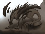  2015 brown_theme claws digital_media_(artwork) dragon feral frygia horn solo 