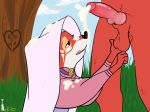  2018 anthro canine claws clothed clothing detailed digital_media_(artwork) disney dress female fluffy fox fur maid_marian mammal pinup pose robin_hood_(disney) seductive tongue wolfchime 