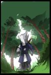  anthro baldric canine clothed clothing forest fur grass male mammal melee_weapon purpleground02 sword thane_(armello) tree tunic video_games weapon wolf 