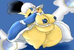  areola big_breasts big_tail breasts clothing cosplay_pikachu dress female hat nintendo overweight pikachu pok&eacute;mon pok&eacute;mon_(species) pussy rakashama tape thick_thighs video_games wide_hips 