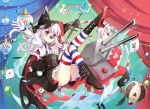  :&lt; ace_of_hearts animal_hood april_fools ass azur_lane ball bangs black_cape black_footwear black_skirt blush bolt boots breasts cannon cape card center_frills closed_mouth clown_nose club_(shape) commentary_request curtains erebus_(azur_lane) eyebrows_visible_through_hair facial_mark frills gloves gyaza hair_over_one_eye heart heart_in_mouth high-waist_skirt holding hood hood_up hooded_cape leg_up long_hair multiple_girls outstretched_arm panties parted_lips pennant platform_footwear playing_card puffy_short_sleeves puffy_sleeves red_eyes red_panties shirt short_sleeves skirt small_breasts star string_of_flags striped striped_legwear terror_(azur_lane) thighhighs torn_cape translation_request triangle_mouth turret underwear white_gloves white_hair white_shirt 