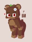 bear bia_(slipperyt) female ishitaka_uwu mammal solo teddy_bear_(species)
