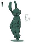  2018 anthro anus bottomless butt clothed clothing disney english_text eyewear female glasses ittybittykittytittys lagomorph looking_at_viewer looking_back mammal one_eye_closed one_leg_up presenting presenting_anus presenting_hindquarters presenting_pussy pussy rabbit rear_view restricted_palette simple_background smile solo spread_butt spreading standing sweater text violet_hopps_(zootopia) virgin_killer_sweater white_background wink zootopia 