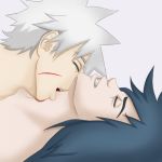  2boys male multiple_boys naruto senju_tobirama uchiha_madara yaoi 