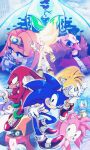  1other 2girls 5boys :/ absurdres alien amy_rose animal_ears animal_nose arm_at_side arm_up bald bare_shoulders big_the_cat bird black_eyes blonde_hair blue-tinted_eyewear blue_eyes blue_gemstone blue_hair blue_skin blush blush_stickers body_fur breasts cat_boy chaos_(sonic) clenched_teeth closed_mouth coat colored_sclera colored_skin commentary crying dr._eggman dress e-102_gamma english_commentary everyone eyewear_on_head facial_hair flicky_(character) fox_boy fox_ears fox_tail from_behind full_body furry furry_female furry_male gem glasses gloves glowing goggles gold green-tinted_eyewear green_eyes green_gemstone grey-framed_eyewear grin hairband half-closed_eyes hand_up hands_up happy headband highres knuckles_the_echidna light_particles long_hair looking_at_viewer looking_back looking_to_the_side multicolored_footwear multiple_boys multiple_girls multiple_views mustache nano_(nanolovesyou) open_mouth orange_fur orange_hair outline outstretched_arm own_hands_together pince-nez pink_hair profile purple_eyes purple_fur raised_eyebrows red_coat red_dress red_eyes red_footwear red_fur red_hair red_hairband robot round_eyewear shoes sidelocks sideways_mouth sleeveless sleeveless_dress small_breasts smile snout socks sonic_(series) sonic_adventure sonic_the_hedgehog spiked_gloves spiked_hair sunglasses super_sonic tail tails_(sonic) tears teeth tikal_the_echidna tinted_eyewear two-tone_fur white_fur white_gloves white_outline white_socks wide-eyed yellow_fur yellow_headband yellow_sclera 