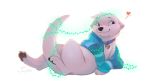  &lt;3 clothing collar fur hoodie male mammal mustelid otter pawpads pebble_(letodoesart) shuryashish solo white_fur 