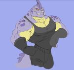 alien anthro biceps clothing crimenes gloves handwear insomniac_games lizard male muscular muscular_anthro muscular_male pecs purple_body ratchet_and_clank red_eyes reptile scalie shirt smile solo sony_corporation sony_interactive_entertainment tank_top teeth thugs-4-less topwear