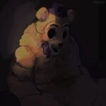 ambiguous_gender animatronic anthro bear clothing five_nights_at_freddy&#039;s fredbear_(fnaf) fur hat headgear headwear hi_res machine mammal open_mouth psiirockin robot round_ears scottgames sharp_teeth snout solo teeth top_hat yellow_body yellow_fur