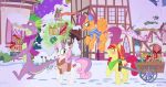  aged_up anthro apple_bloom_(mlp) blush christmas clothed clothing cutie_mark_crusaders_(mlp) dragon earth_pony equine feathered_wings feathers female feral flying friendship_is_magic gift green_eyes group hair hat holidays horn horse magic male mammal metalmane multicolored_hair multicolored_skin my_little_pony open_mouth orange_skin outside pegasus pony purple_hair purple_skin purple_tail red_hair red_tail scalie scarf scootaloo_(mlp) sharp_teeth simple_background smile snow snowfall solo spike_(mlp) stinkehund sweetie_belle_(mlp) teeth two_tone_hair two_tone_skin unicorn wagon white_background white_skin wings winter yellow_skin 