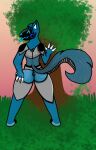 anthro anus big_butt butt female holding_butt machine protogen solo spread_butt spread_legs spreading that_protogen thick_thighs ty_the_mamagen
