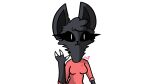 anthro ccr_graph clothed clothing ears_up female fluffy glistening glistening_eyes happy hi_res male male/female mammal smile solo torrin_(toxis) toxis unknown_species
