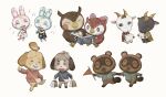  +_+ 4boys 6+girls :d ^_^ animal_crossing arm_up bag beamed_eighth_notes black_dress black_eyes black_hoodie blathers_(animal_crossing) blush blush_stickers book bright_pupils brother_and_sister brothers brown_horns buttons celeste_(animal_crossing) chevre_(animal_crossing) chrissy_(animal_crossing) closed_eyes coat collared_shirt commentary_request digby_(animal_crossing) dog_boy dog_girl dress eighth_note envelope eyelashes flag francine_(animal_crossing) furry furry_female furry_male goat_girl green_shirt handbag highres holding holding_book holding_envelope holding_flag holding_hands holding_microphone holding_paper hood hood_down hood_up hoodie horns isabelle_(animal_crossing) jitome kaji_(oni_atat) leaf_print long_sleeves microphone multiple_boys multiple_girls music musical_note nan_(animal_crossing) open_book open_mouth owl_boy owl_girl paper pennant pointing polka_dot polka_dot_dress print_shirt quarter_note rabbit_girl raccoon_boy reading red_coat red_hoodie shirt shopping_bag short_sleeves siblings simple_background singing sisters sleeveless sleeveless_dress smile sweat teeth timmy_(animal_crossing) tommy_(animal_crossing) topknot twins upper_teeth_only white_background white_bag white_dress white_pupils yellow_dress 