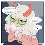 absurd_res blush deltarune digital_media_(artwork) english_text eyewear flirting glasses hi_res horn inuyuru looking_at_viewer male ralsei solo text undertale_(series)