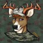 absurd_res anthro browning camo cervine daxx deer dur durr hi_res hooves hunter male mammal solo thehuntingwolf western whitetail