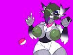 anthro big_breasts breasts cellphone clothing electronics eyeshadow female fishnet fishnet_legwear gardevoir generation_3_pokemon genitals goth green_hair hair heart_symbol holding_object holding_phone legwear lipstick makeup nintendo phone piercing pokeball pokemon pokemon_(species) pussy solo stormkinght