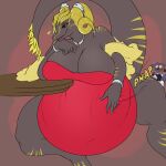 absurd_res belly big_(disambiguation) bloat bloated capcom comm creek elder_dragon expansion feederism flying_wyvern funbox hi_res invalid_tag kulve kulve_taroth mhw monster_hunter nargacuga organs overstuffed sinfullapis slightly_chubby stomach stuffing taroth taut weightgain