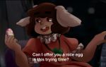  :d animal_ears arms_up brown_hair buck_teeth bunny_ears carrot_necklace collar commentary dress easter_egg egg english eyebrows_visible_through_hair frank_reynolds frilled_collar frilled_sleeves frills holding holding_egg inaba_tewi it's_always_sunny_in_philadelphia jewelry kia_(rnarch-hare) looking_to_the_side lowres meme necklace open_mouth parody pink_dress puffy_short_sleeves puffy_sleeves red_eyes short_hair short_sleeves sitting smile solo subtitled teeth thick_eyebrows touhou upper_body 