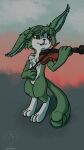 3_toes 4_fingers absurd_res anthro bat bowed_string_instrument demon dust:_an_elysian_tail feet female fingers fluffy hi_res kaonari mammal musical_instrument nimbat paws simple_background smile solo string_instrument tail toes unusual_anatomy unusual_tail veli_(character) violin