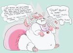 2022 anthro baby_talk bib big_diaper bodily_fluids clothing diaper drooling eeveelution feces female generation_6_pokemon hi_res hypnosis hypnotic_eyes mental_regression mind_control navel nintendo obese overweight pacifier pacifier_clip pawpads pokemon pokemon_(species) saliva soiling solo sylveon talking_to_another thought_bubble underwear vanillayote
