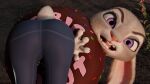 3d_(artwork) absurd_res anthro butt dessert digital_media_(artwork) disney doughnut female food hi_res judy_hopps stuck stuckman3d zootopia