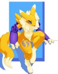  absurd_res anthro bandai_namco banne breasts digimon digimon_(species) female hi_res renamon solo wide_hips 